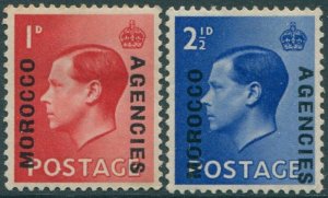 Morocco Agencies 1936 SG75-76 KEVIII set MH (amd)