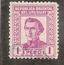 Uruguay   Scott  578   Artigas     Used