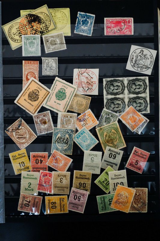 World Revenue Stamp Collection Lot of 1,000