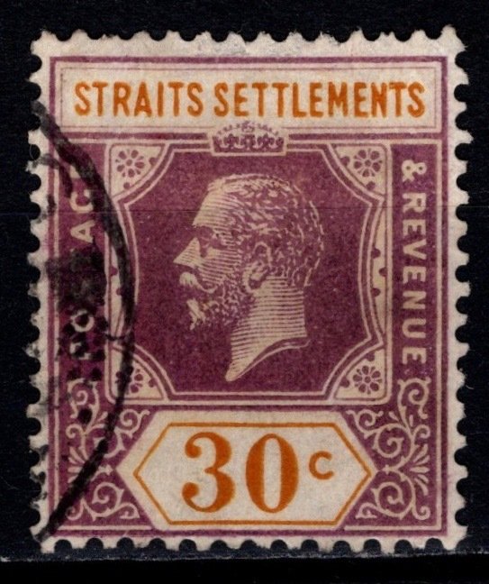 Straits Settlements 1921 George V Definitive, 30c [Used]