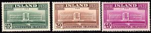 Iceland - #209 - 211 Mint NH CV $40.00 - L@@K!