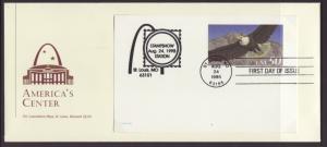 US UXC26 Eagle America's Center # 10 U/A FDC