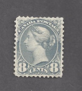 Canada # 44a VF MINT NH 8c BLUE-GREY SMALL QUEEN CV $2200 BS26374