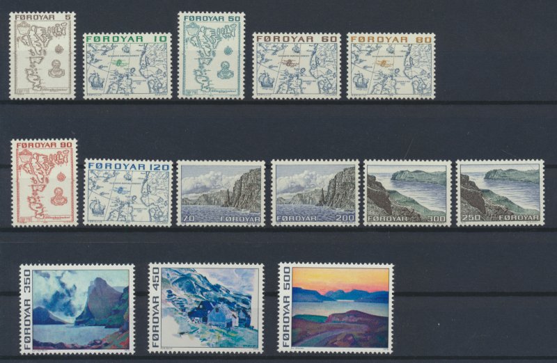 [I2132] Faroe 1975 good set of stamps very fine MNH