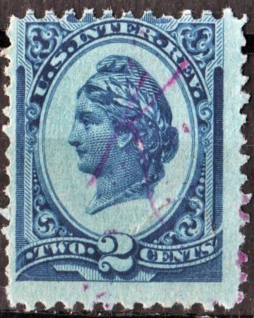 R152b 2¢ Internal Revenue Stamp (1878) Used