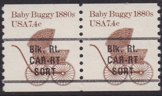 1902a Baby Buggy Coil Pair MNH