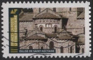 France 5600 (used) architectural heritage: church of Saint-Nectaire (2019)