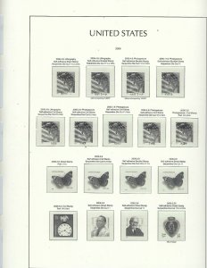 US LIGHTHOUSE HINGELESS PAGES 2000-04/2005-09 RED BINDER -NO DUST COVER GOLD USA