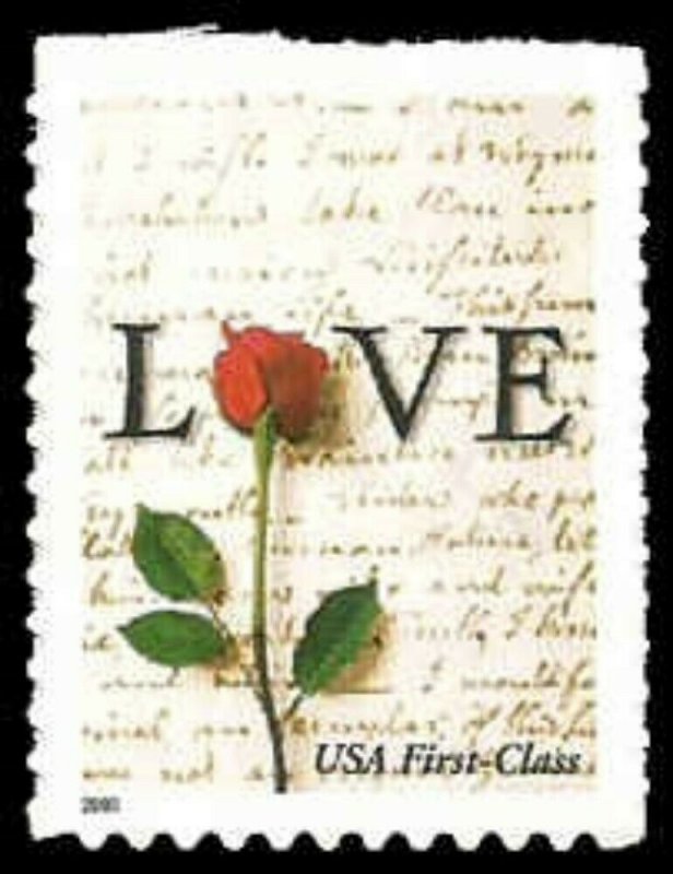 3496  34c Love Booklet Single SA Mint NH OG VF