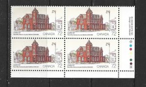 CANADA - 1987 CAPEX 87 LOWER RIGHT PLATE BLOCK - SCOTT 1125 - MNH