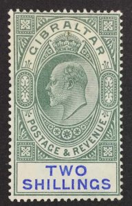 MOMEN: GIBRALTAR SG #52 1903 MINT OG H £200 LOT #62599