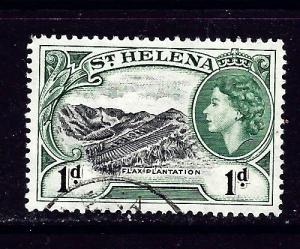 St Helena 141 Used 1953 Flax Plantation