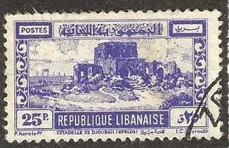 Lebanon 232, used, 1949.  (T40a)