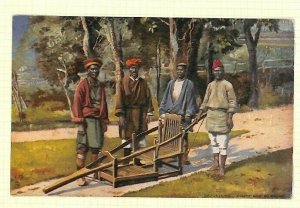 NEPAL *Dandy and Nepalese Bearers TUCK'S OILETTE Unused Postcard {samwells}AQ229