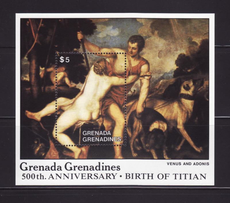 Grenada Grenadines 973 MNH Art, Titian Painting