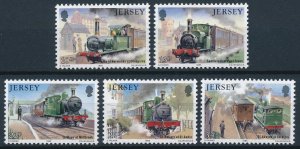 [61362] Jersey 1985 Railway train Eisenbahn  MNH