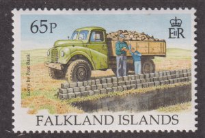 Falkland Islands 642 Transporting Peat 1995