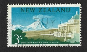 NEW ZEALAND #361 Used 3s Volcano Stamp 2019 CV $1.75