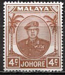 Malaya Johore; 1949: Sc. # 133; MH Single Stamp