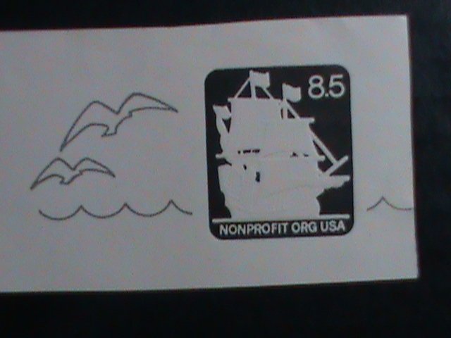 ​UNITED STATES-1985-SC#U 610 MAY FLOWER   MINT CUT SQUARE ENVELOPE VERY FINE