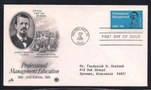 US FDC Sc.# 1920 Joseph Wharton K99