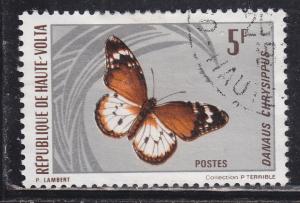 Burkina Faso 247 Danaus Chyrsippus 1971