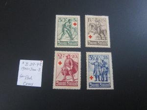 Finland 1940 Sc B39-42 Red Cross set MH