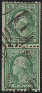 US #448 SCV $50.00 VF used Pair, rare as a used pair, Select!