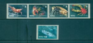 Norway - Sc# 1513a-4. 2007 Marine Life, Crustaceans MNH $11.25.