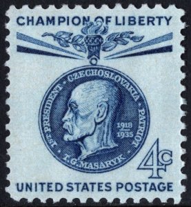 SC#1147 4¢ Champion of Liberty: Thomas G. Masaryk (1960) MNH