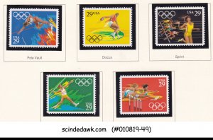 UNITED STATES USA - 1991 SUMMER OLYMPICS - 5V MNH