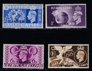 Great Britain - Morocco Agencies # 527-530, Olympic Games, Mint Hinged, 1/3 Cat