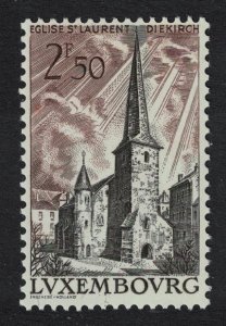 Luxembourg St Laurent's Church Diekirch 1962 MNH SG#709 MI#659