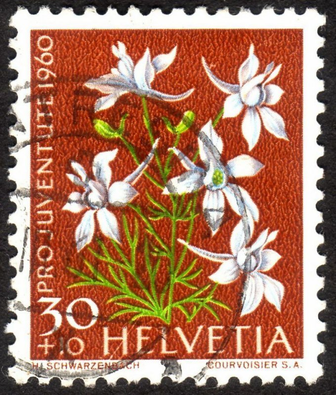 1960, Switzerland 30+10c, Used, Sc B301