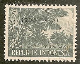 Indonesia-West Irian       Scott  22      Overprint    Used