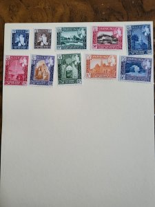 Stamps Aden Seiyun Scott #29-38 nh