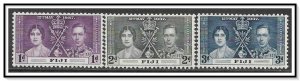 Fiji #114-116 Coronation Issue Set MNH