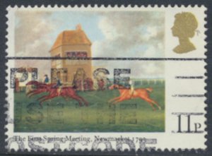 GB  SC# 865  SG 1089  Used Horse Racing    see details & scans