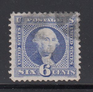 US #115 Used Nicely centered, face free cancel. PF cert!