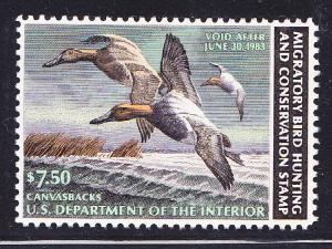 U.S. Duck Stamp 1982 RW82  VF/NH(**)