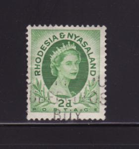 Rhodesia and Nyasaland 143 U Queen Elizabeth II (C)