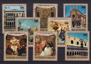 SA23i Burundi 1971 UNESCO Save Venice Campaign used stamps