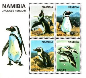 Namibia - 1997 Jackass Penguin MS MNH** SG MS717