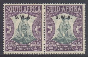 South West Africa SWA Scott B3 - SG94, 1935 Voortekker Memorial 2d MH*