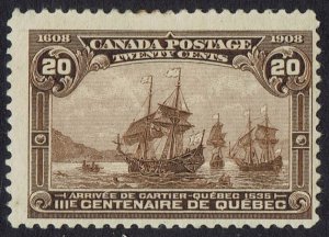 CANADA 1908 TERCENTENARY 20C