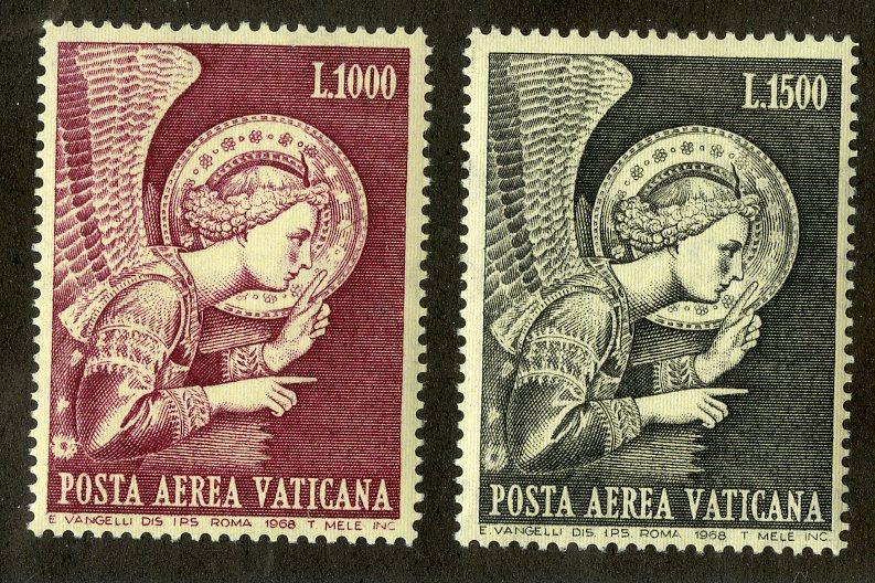 VATICAN C53-C54 MNH CSV $2.75 BIN $1.75