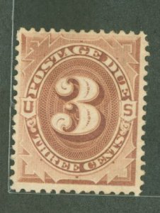 United States #J3 Unused Single
