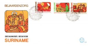 Suriname B276-B278 U/A FDC