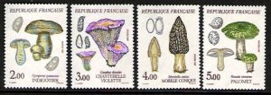 France #2050-53 NH Mushrooms 2021 Scott Catalog $6.15