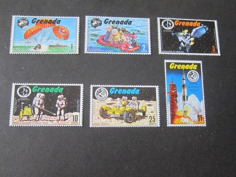 Grenada 1971 Sc 421-6 space set MNH